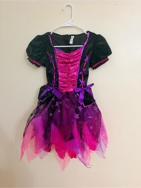 Spirit Black, Hot Pink & Purple Star Tulle Fairy Costume